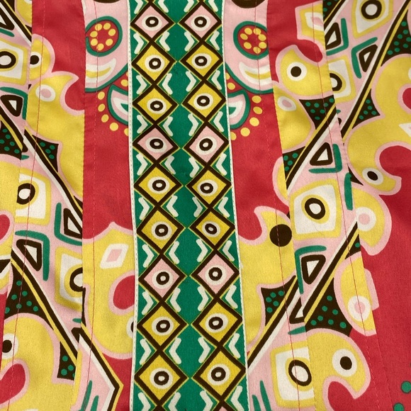 Nicole by Nicole Miller Colorful Sleeveless Sz 14 Paisley Print Shift Dress - Picture 11 of 16